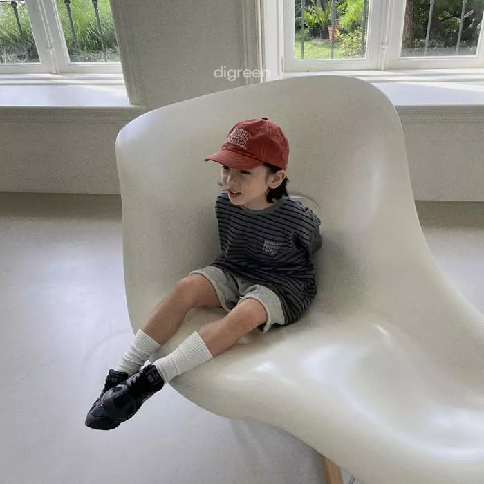 Digreen - Korean Children Fashion - #designkidswear - Pigment Think Tee - 2