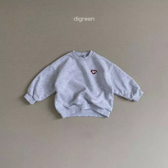Digreen - Korean Children Fashion - #designkidswear - Heart Sweatshirt - 9