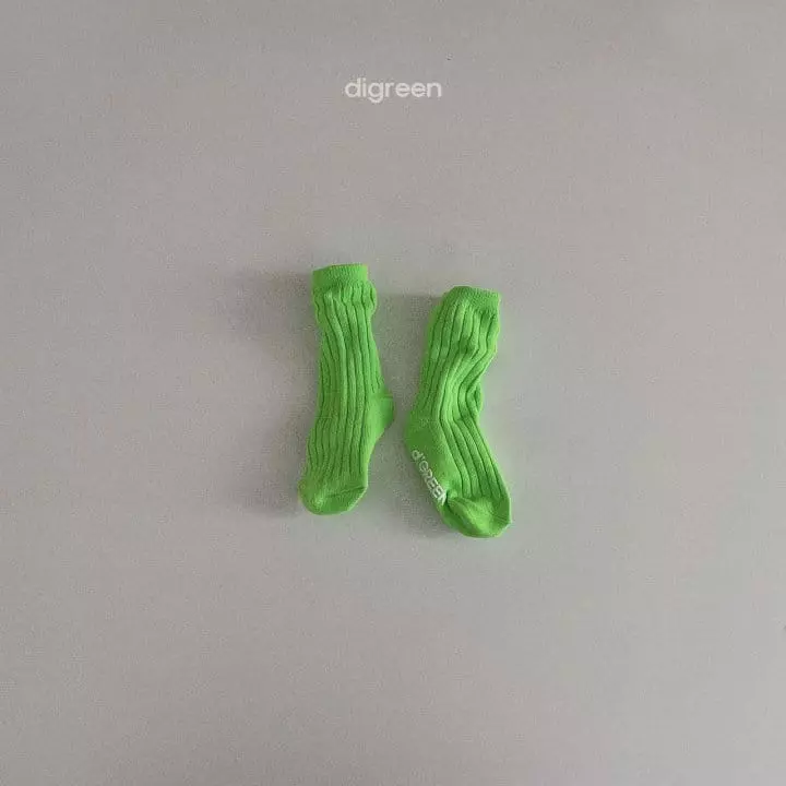 Digreen - Korean Children Fashion - #designkidswear - Neon Socks - 5