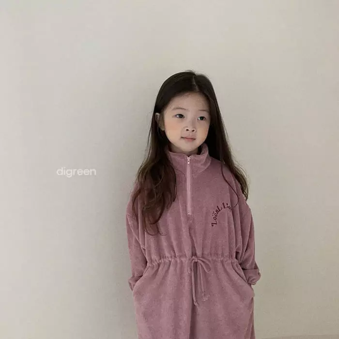 Digreen - Korean Children Fashion - #discoveringself - Terry One-piece - 5