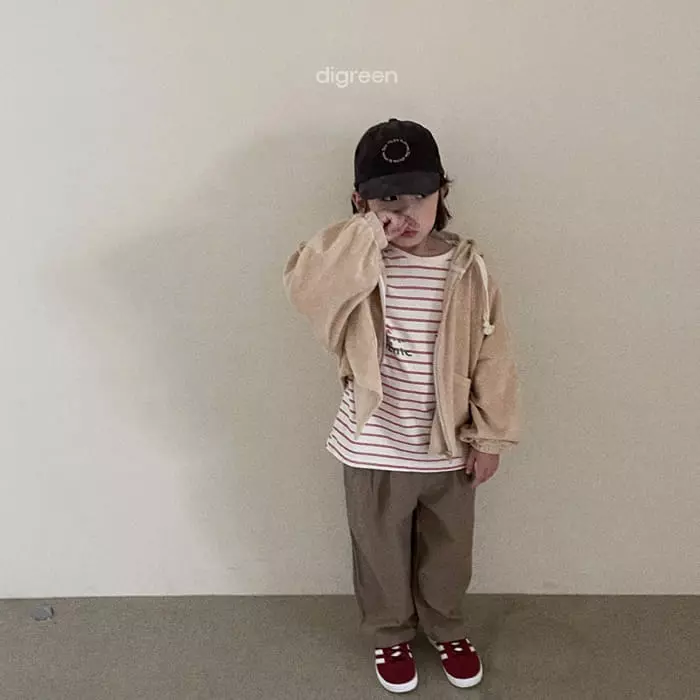 Digreen - Korean Children Fashion - #discoveringself - Castela Hoody Zip-up - 2