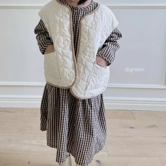 Digreen - Korean Children Fashion - #discoveringself - Cloud Quliting Vest