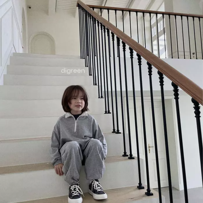 Digreen - Korean Children Fashion - #discoveringself - Isak Zip-up Sweatshirt - 3