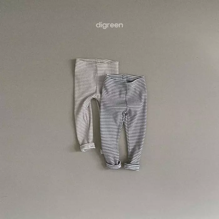 Digreen - Korean Children Fashion - #discoveringself - From Stripes Leggings - 3