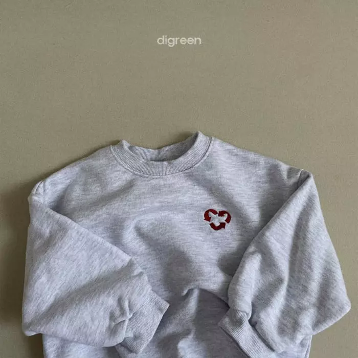 Digreen - Korean Children Fashion - #discoveringself - Heart Sweatshirt - 10