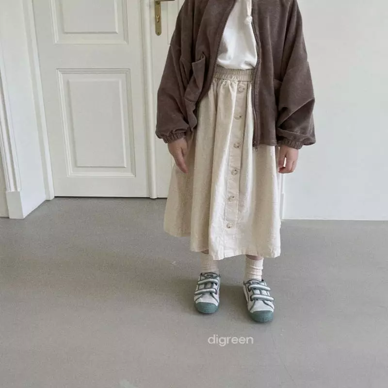 Digreen - Korean Children Fashion - #discoveringself - Button Skirt - 2