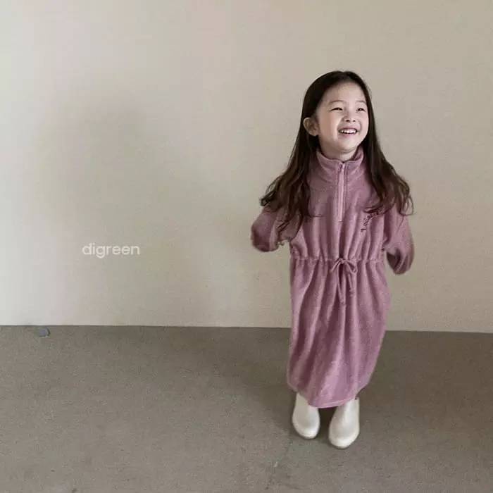 Digreen - Korean Children Fashion - #fashionkids - Terry One-piece - 6