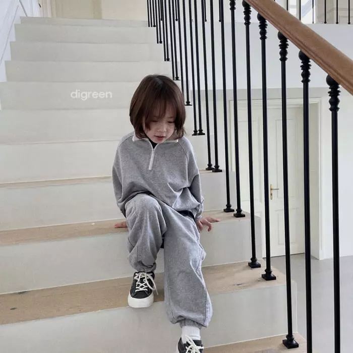Digreen - Korean Children Fashion - #discoveringself - Isak Zip-up Sweatshirt - 4