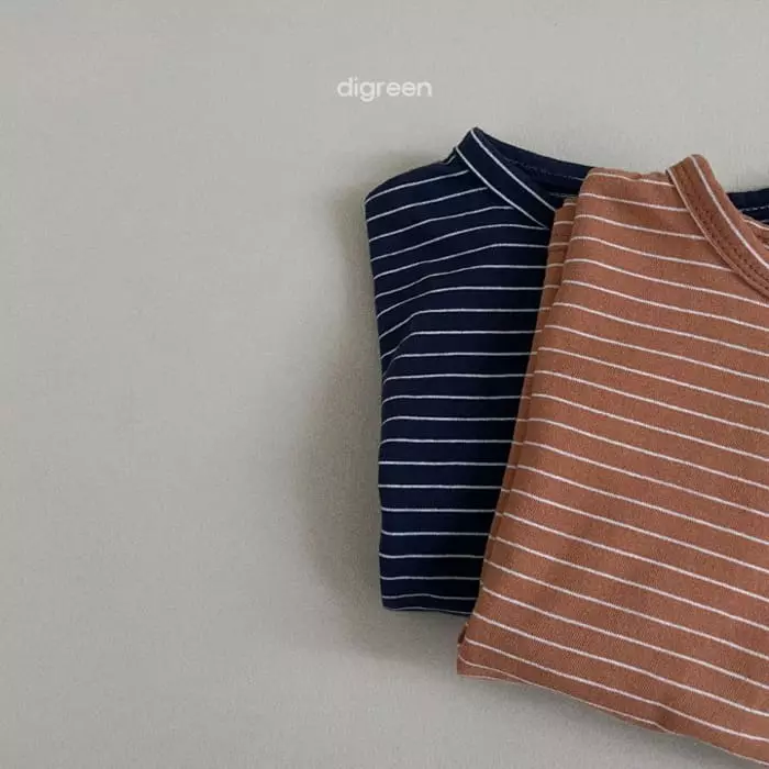 Digreen - Korean Children Fashion - #fashionkids - Saint Stripes Tee - 7