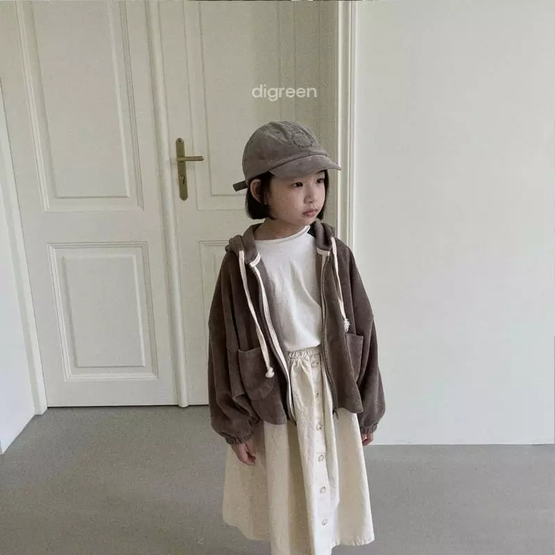Digreen - Korean Children Fashion - #fashionkids - Button Skirt - 3