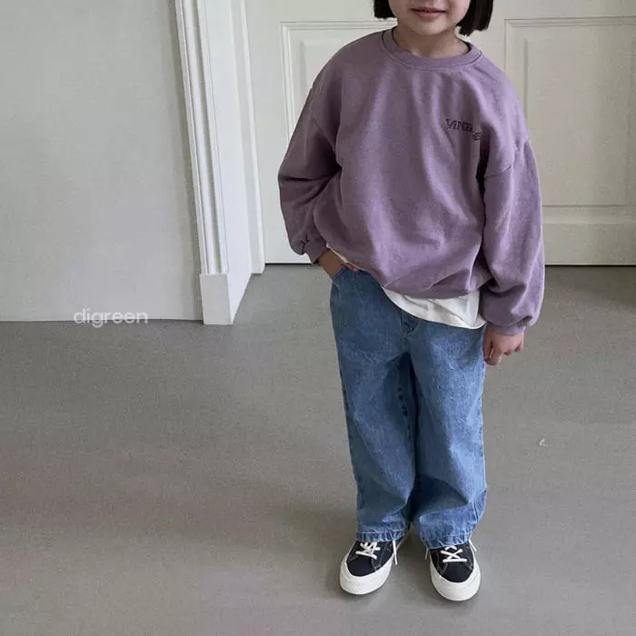 Digreen - Korean Children Fashion - #kidsshorts - Vintage Sweatshirt - 10