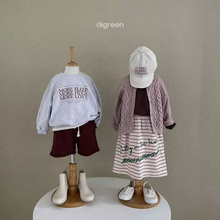 Digreen - Korean Children Fashion - #kidsshorts - More More Sweatshirt - 9