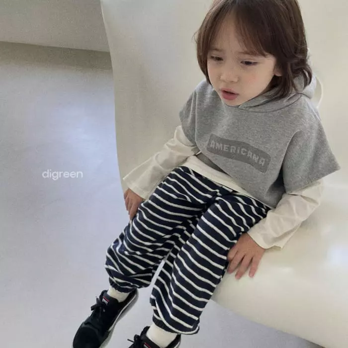 Digreen - Korean Children Fashion - #kidsshorts - Hoody Vest - 3