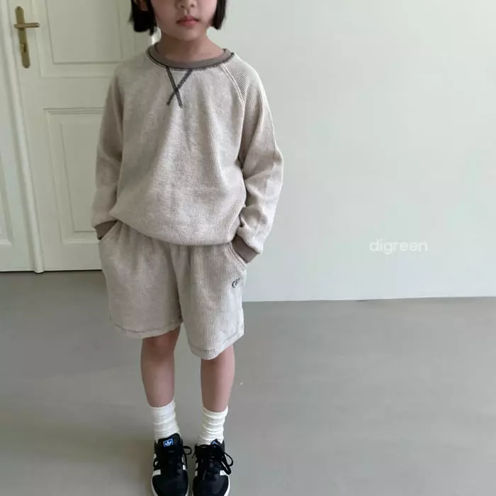 Digreen - Korean Children Fashion - #kidsstore - Croiffle Sweatshirt - 12