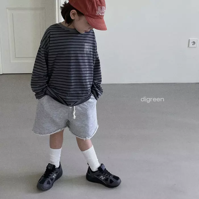 Digreen - Korean Children Fashion - #kidsstore - Pigment Think Tee - 6