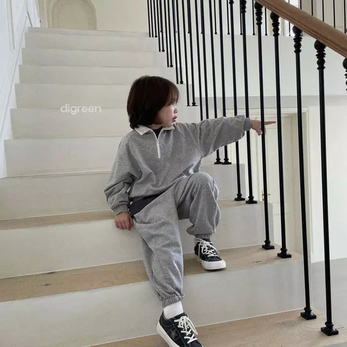 Digreen - Korean Children Fashion - #kidsstore - Isak Zip-up Sweatshirt - 6