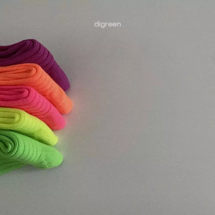 Digreen - Korean Children Fashion - #kidsstore - Neon Socks - 9