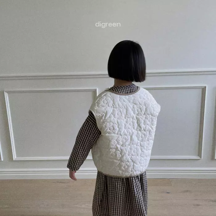 Digreen - Korean Children Fashion - #kidzfashiontrend - Cloud Quliting Vest - 5