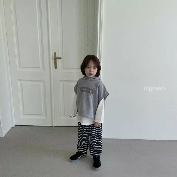 Digreen - Korean Children Fashion - #kidzfashiontrend - Hoody Vest - 5