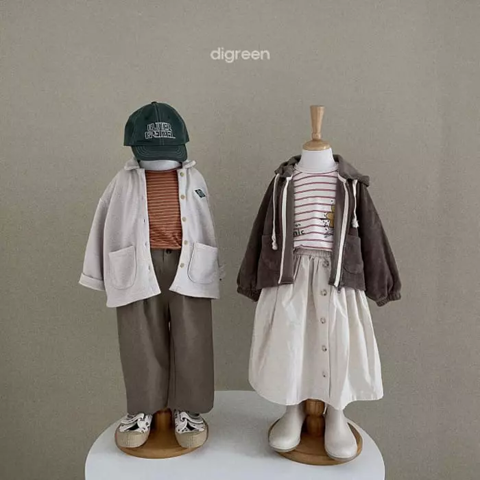 Digreen - Korean Children Fashion - #kidzfashiontrend - Saint Stripes Tee - 10