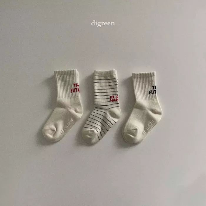Digreen - Korean Children Fashion - #kidzfashiontrend - Future Socks - 2