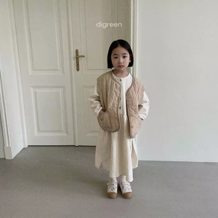 Digreen - Korean Children Fashion - #littlefashionista - Cloud Quliting Vest - 7