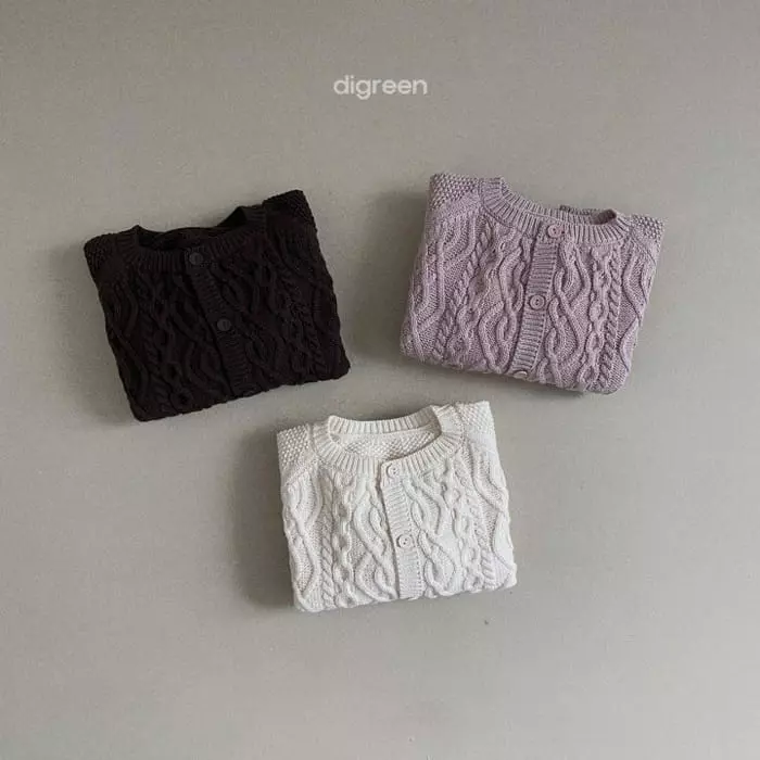 Digreen - Korean Children Fashion - #littlefashionista - Fisherman Cardigan - 7
