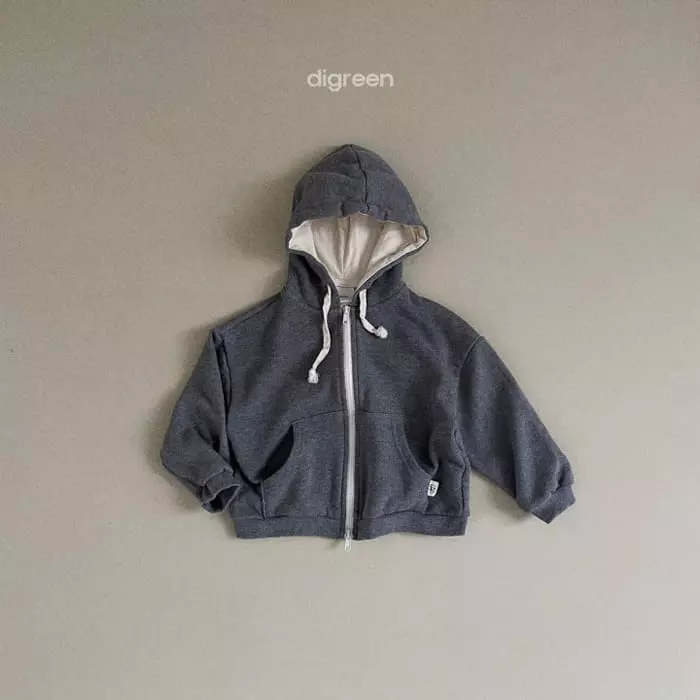 Digreen - Korean Children Fashion - #Kfashion4kids - Us Hoody Zip-up - 4