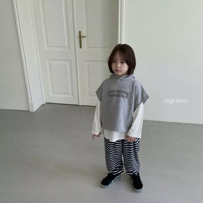 Digreen - Korean Children Fashion - #littlefashionista - Hoody Vest - 7