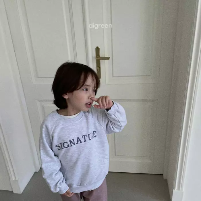 Digreen - Korean Children Fashion - #littlefashionista - Signature Sweatshirt - 5