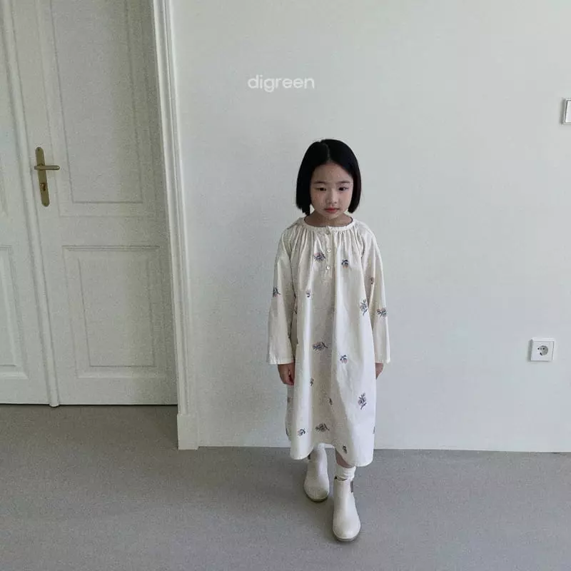 Digreen - Korean Children Fashion - #littlefashionista - French One-piece - 9