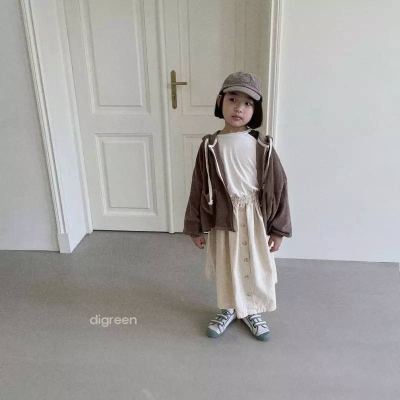 Digreen - Korean Children Fashion - #littlefashionista - Button Skirt - 8