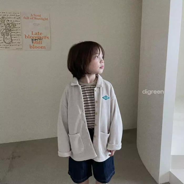 Digreen - Korean Children Fashion - #magicofchildhood - Terry Jacket - 2