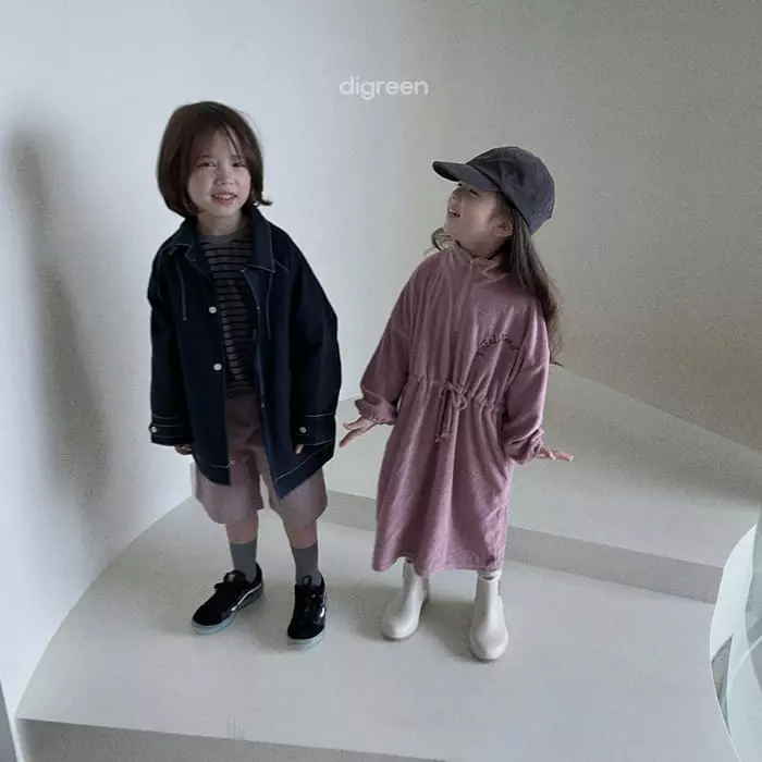 Digreen - Korean Children Fashion - #magicofchildhood - Terry One-piece - 12
