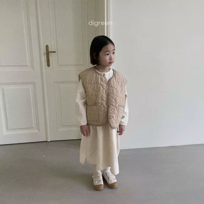 Digreen - Korean Children Fashion - #magicofchildhood - Cloud Quliting Vest - 8