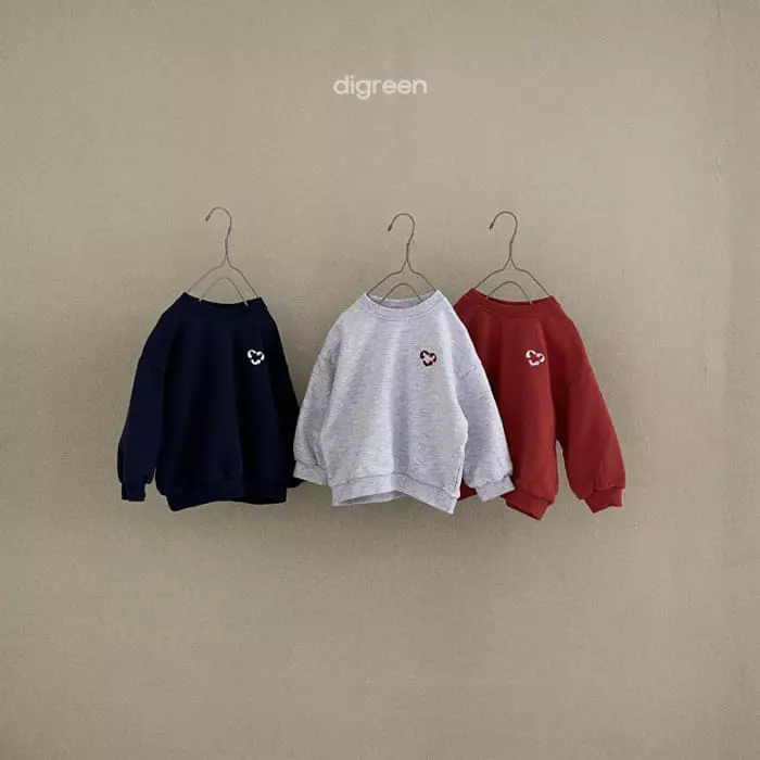Digreen - Korean Children Fashion - #magicofchildhood - Heart Sweatshirt - 3