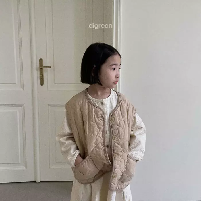 Digreen - Korean Children Fashion - #minifashionista - Cloud Quliting Vest - 9