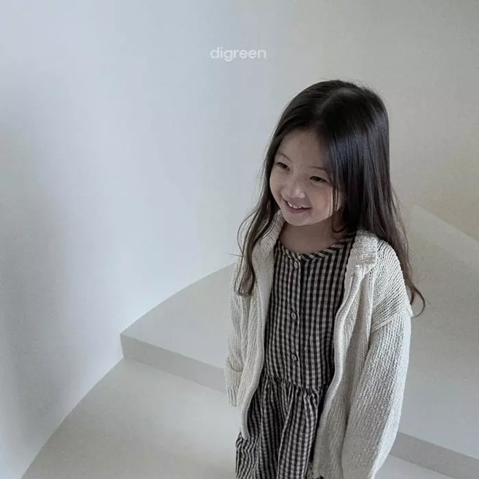 Digreen - Korean Children Fashion - #minifashionista - Two Way Knit Zip-up - 10