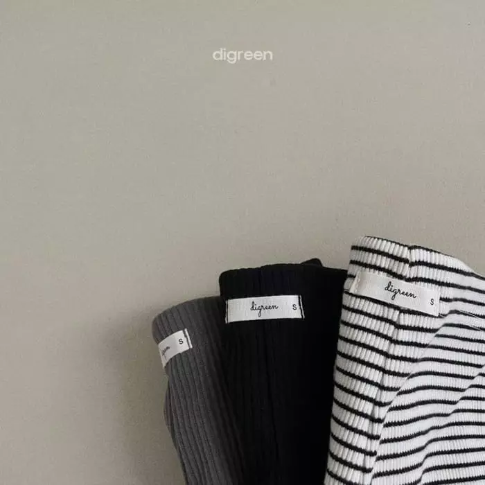 Digreen - Korean Children Fashion - #minifashionista - From Stripes Leggings - 11