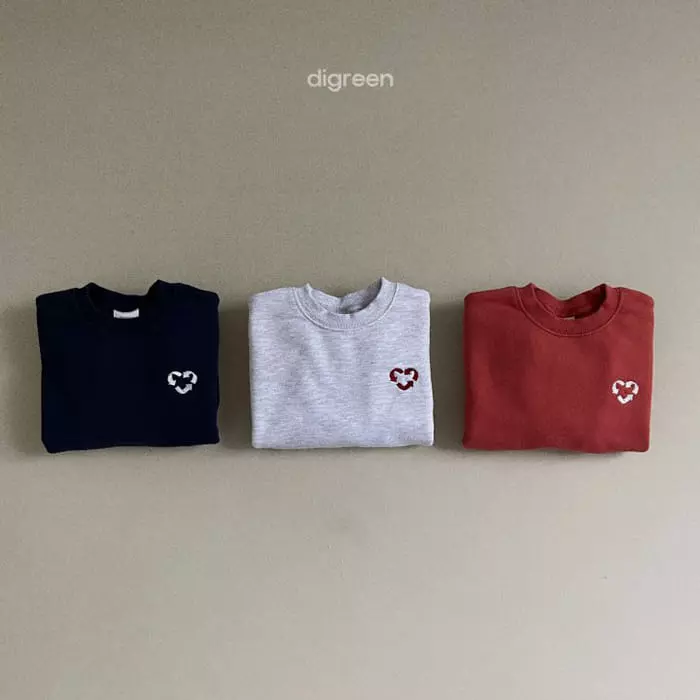 Digreen - Korean Children Fashion - #magicofchildhood - Heart Sweatshirt - 4