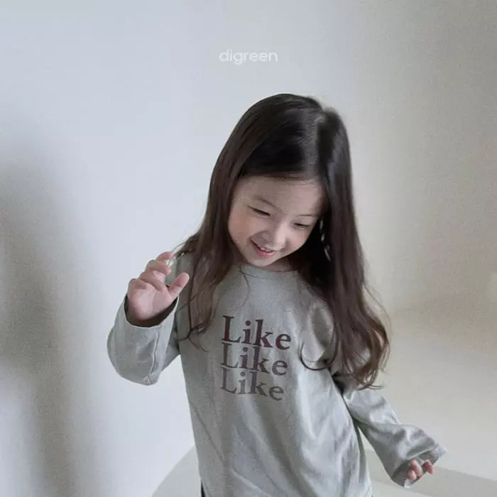 Digreen - Korean Children Fashion - #prettylittlegirls - Like Tee