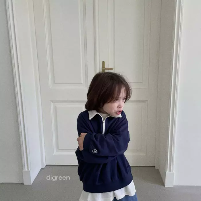 Digreen - Korean Children Fashion - #prettylittlegirls - Isak Zip-up Sweatshirt - 12