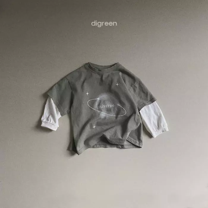 Digreen - Korean Children Fashion - #prettylittlegirls - Univerce Tee - 6