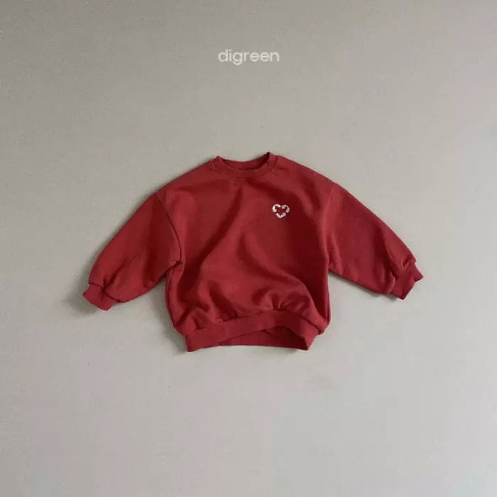 Digreen - Korean Children Fashion - #prettylittlegirls - Heart Sweatshirt - 5