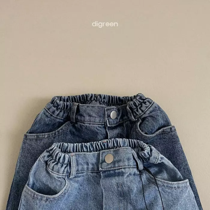 Digreen - Korean Children Fashion - #prettylittlegirls - Bread Jeans - 2
