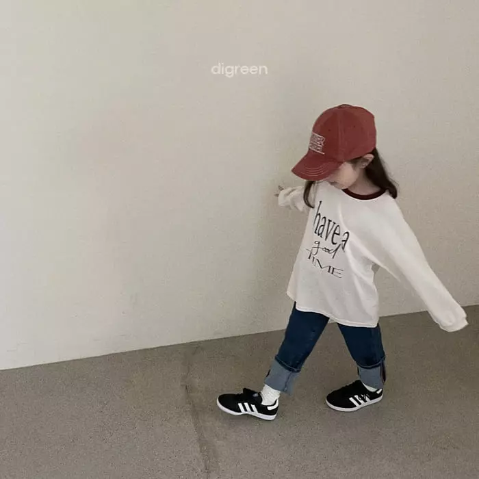 Digreen - Korean Children Fashion - #prettylittlegirls - Have A Good Day Tee - 9