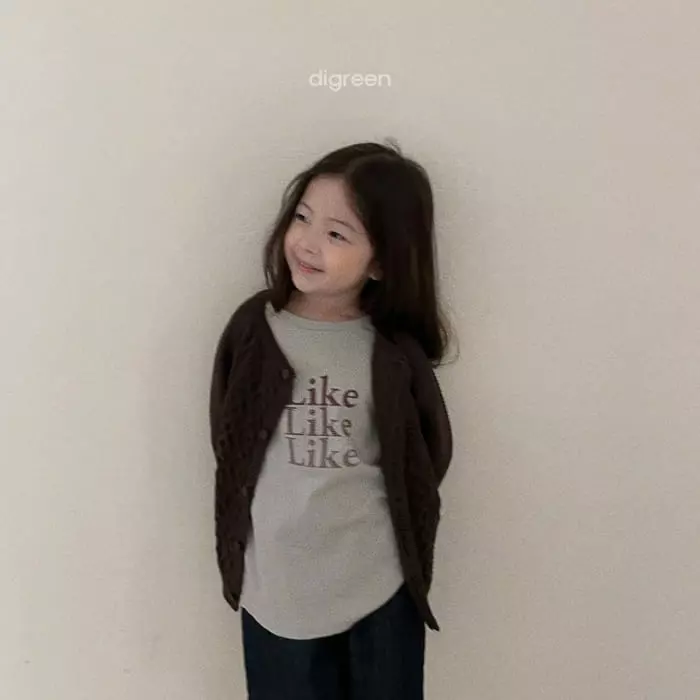 Digreen - Korean Children Fashion - #toddlerclothing - Like Tee - 4