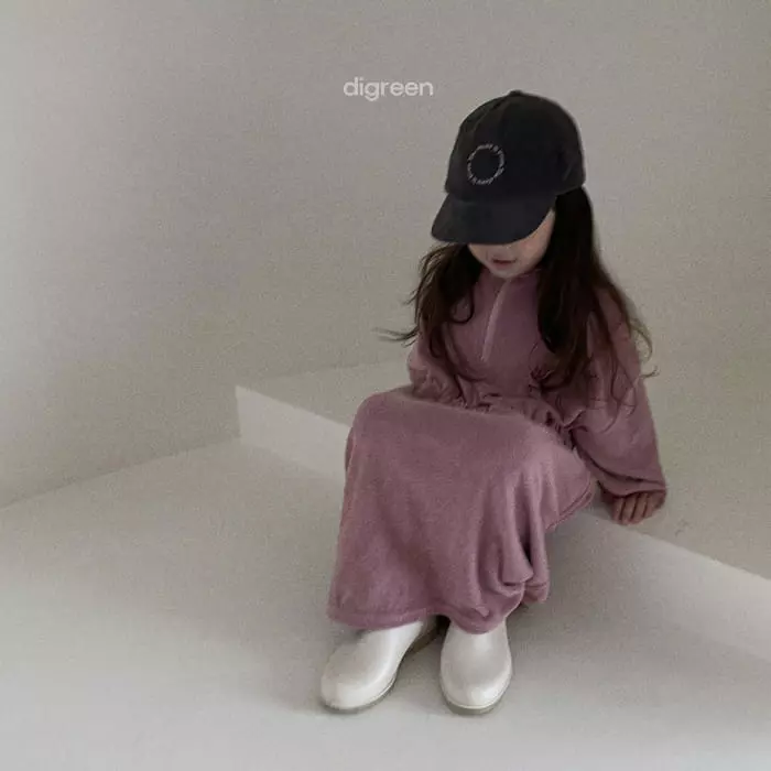 Digreen - Korean Children Fashion - #stylishchildhood - Terry One-piece