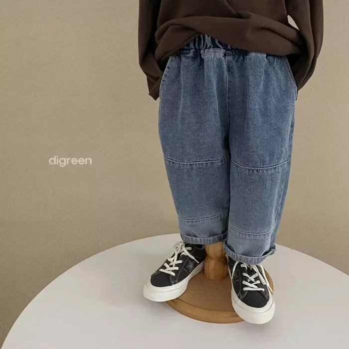 Digreen - Korean Children Fashion - #todddlerfashion - Regular Jeans - 9