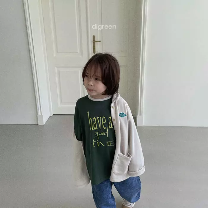 Digreen - Korean Children Fashion - #todddlerfashion - Have A Good Day Tee - 10